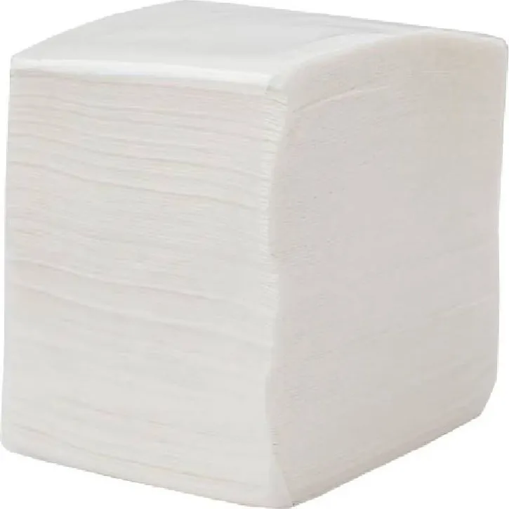 Hartie igienica pliata Esentis, celuloza, 2 straturi, 200 portii/pachet, 40 pachete/bax