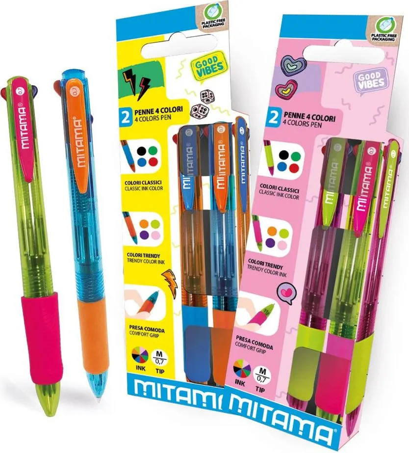 Set pixuri Mitama, 4 culori, blister