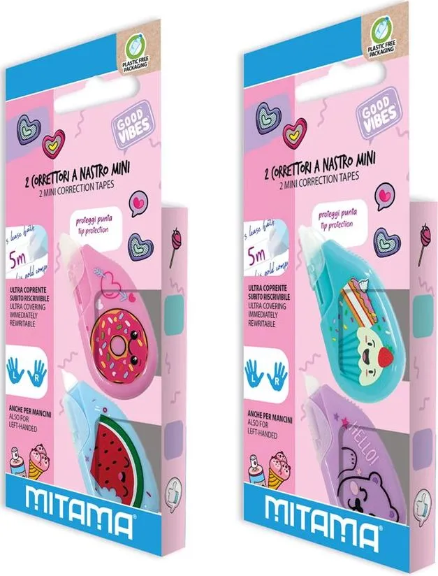 Set benzi corectoare Mitama, 5 m, culori asortate