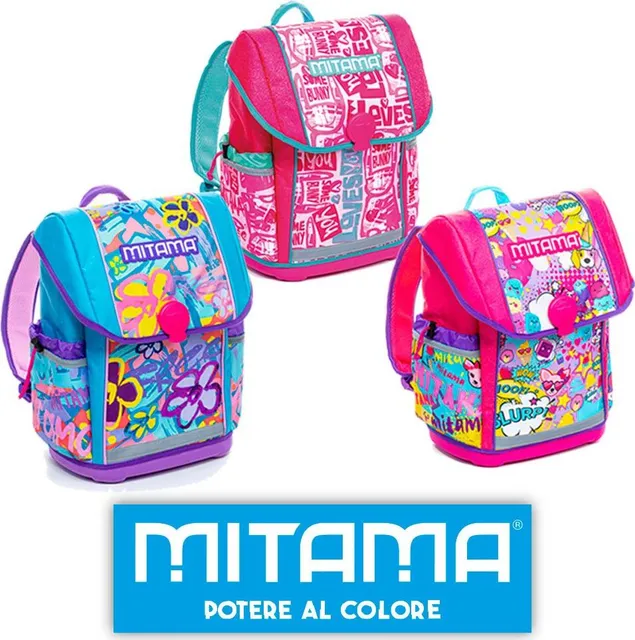 Rucsac Mitama, structura rigida design fete, 26 x 18 x 38 cm, 21 litri
