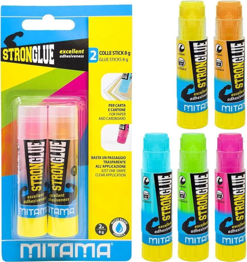 Lipici solid Mitama, 8 g, 2 bucati, fara solvent