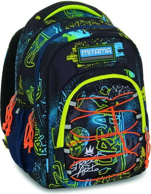 Ghiozdan Mitama New Plus, 3 compartimente, Urban Evo