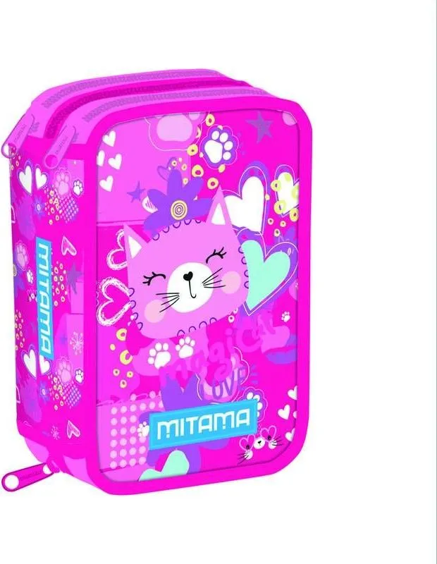 Penar echipat Mitama Triplo, 3 compartimente, Cuddly Kitten