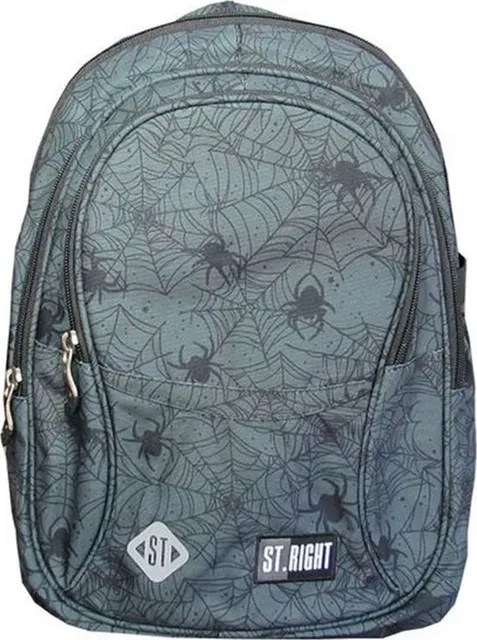Ghiozdan BP01 ST Right Spider Web 4 compartimente, 43x32x21 cm