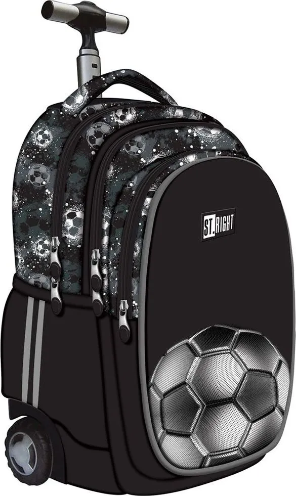 Troller Majewski ST Right, TB01, Silver Goal, 17 inch, 4 compartimente, 44 x 32 x 25 cm