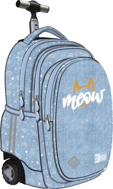 Troller Majewski ST Right, TB01 17 inch, Meow Mood, 4 compartimente, 44 x 32 x 25 cm