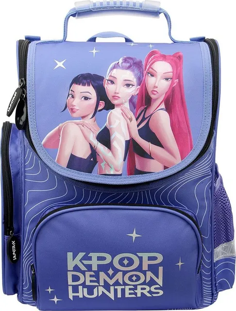 Ghiozdan St. Majewski K-Pop Demon Hunters BP33, 14 inch, violet, 2 compartimente
