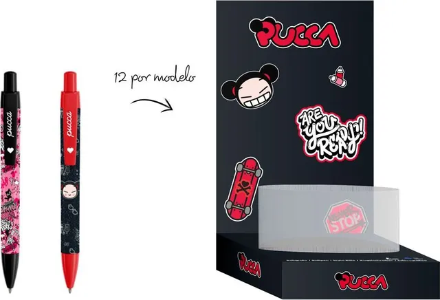 Display cu 24 pixuri cu mecanism Pucca, diverse modele