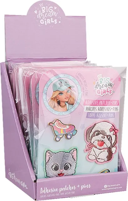 Figurine autoadezive si pinuri Big Dream Girls, design animale