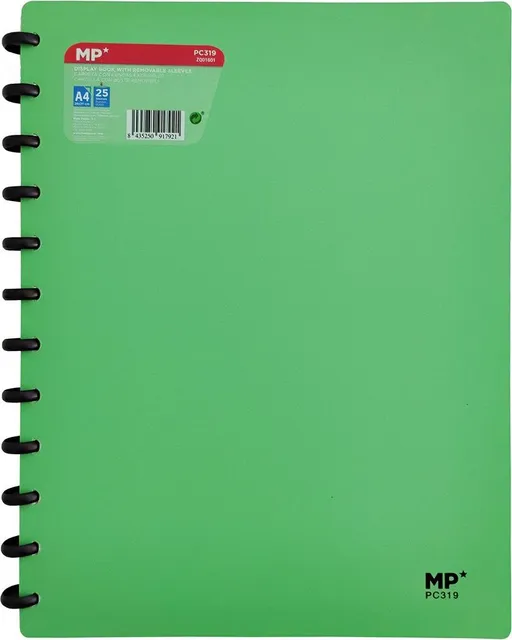 Mapa PP A4 Main Paper, diverse culori cu 25 file protectie