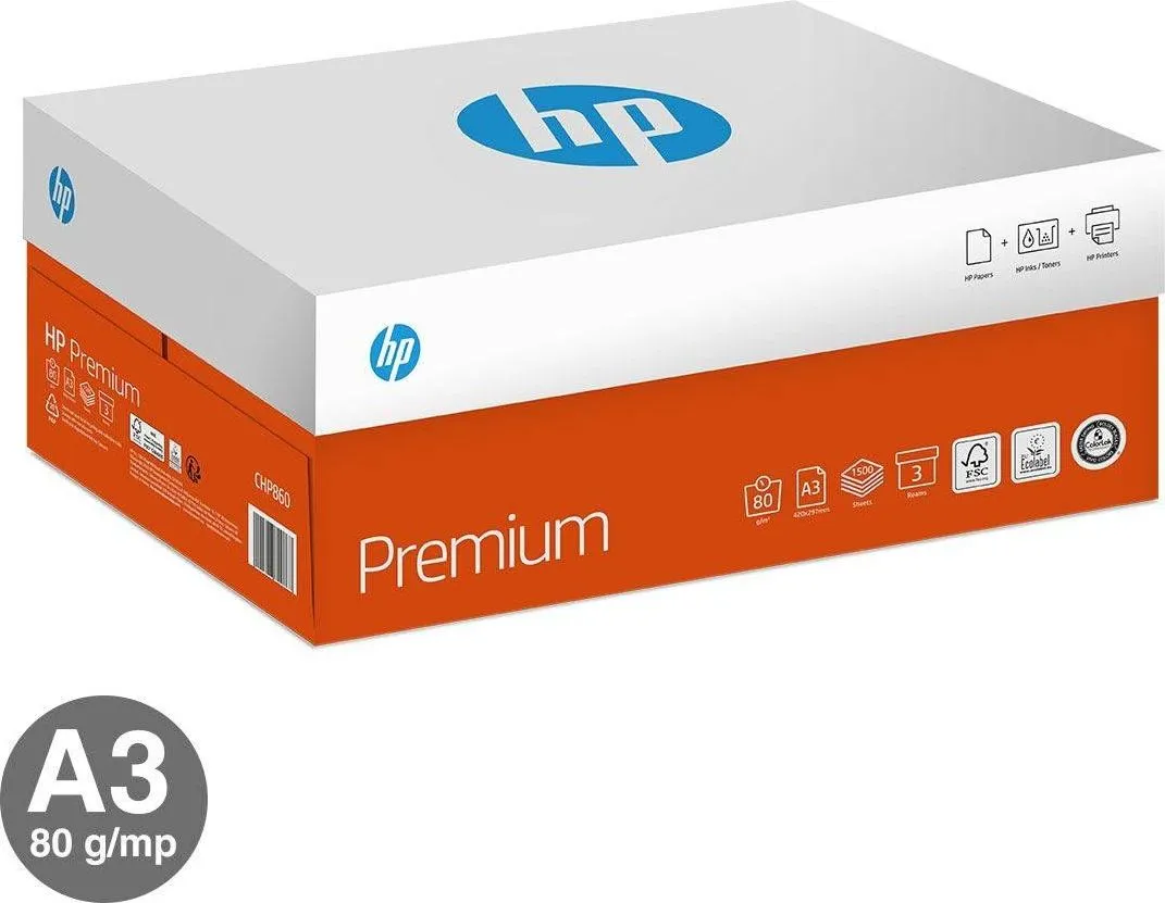 Hartie copiator HP Premium A3, 80 g, 500 coli/top