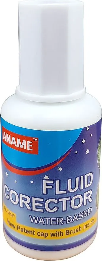 Fluid corector, pe baza de apa, cu pensula, 20 ml