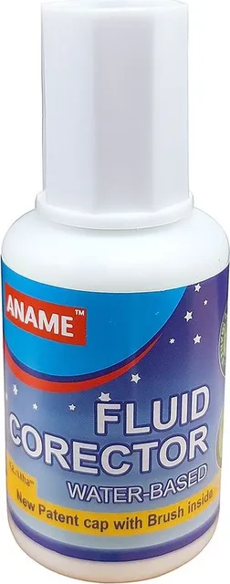 Fluid corector, pe baza de apa, cu pensula, 20 ml