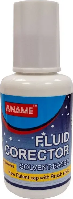 Fluid corector pe baza de solvent, cu pensula, 20 ml