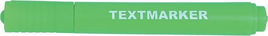 Textmarker, corp rotund, varf 1-5 mm, verde