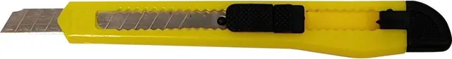 Cutter mic, 9 mm, sina plastic, cu sistem de blocare