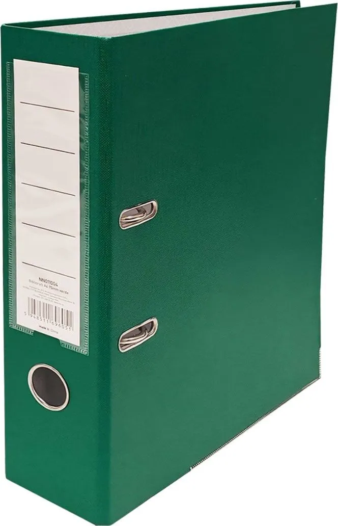 Biblioraft, A4, 75 mm, verde