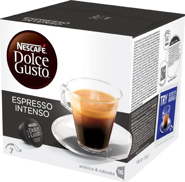 Capsule Nescafe Dolce Gusto Espresso Intenso, 16 capsule/cutie