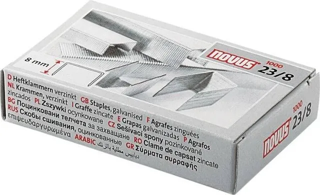 Capse Novus 23/8, 8 mm, 1000 bucati/cutie