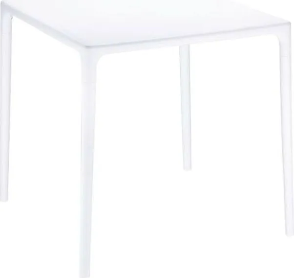 Masa plastic Milano Forza, alba, 72x72 cm