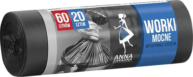 Saci menajeri negri HD-LD 60L 72 x 60 cm 14 microni 20 bucati/set, igienici, impermeabili, rezistenti