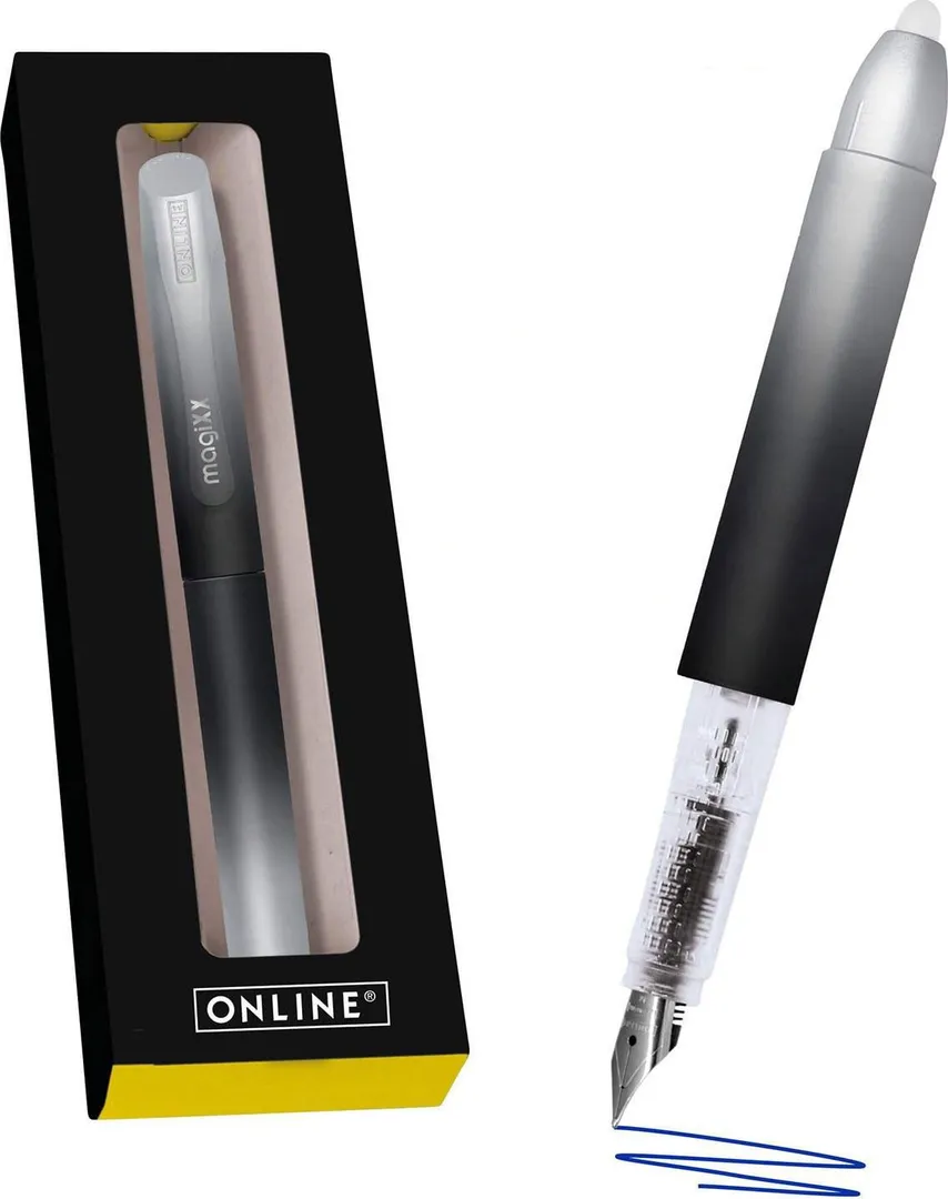 Stilou Online magiXX, cerneala termosensibila, 3 rezerve, culoare scriere albastru