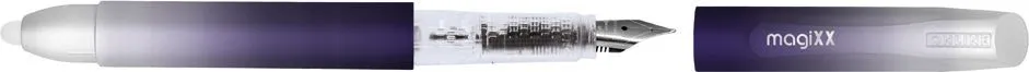 Stilou Online magiXX, cerneala termosensibila, 3 rezerve, lila, culoare scriere albastru