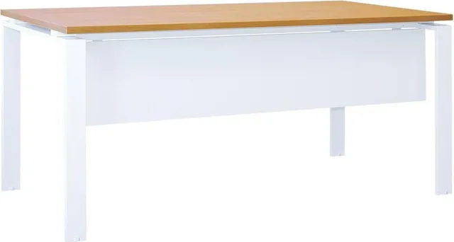 Birou operational Managerial Line, stejar Ferrara/alb, 160x80x75 cm
