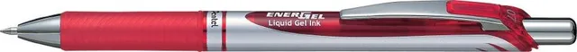 Roller cu gel, Pentel, Energel, 0.7 mm, plastic, rosu (PE101201buc)
