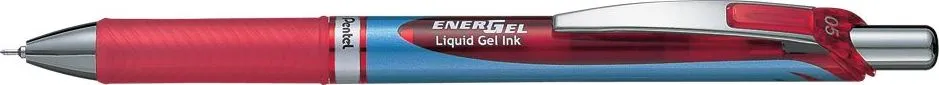 Roller cu gel, Pentel, Energel, 0.5 mm, plastic, rosu (PE101211buc)