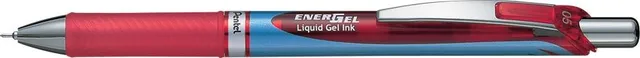 Roller cu gel, Pentel, Energel, 0.5 mm, plastic, rosu (PE101211buc)