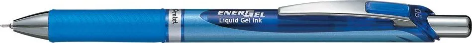 Roller cu gel, Pentel, Energel, 0.5 mm, plastic, albastru (PE101212buc)