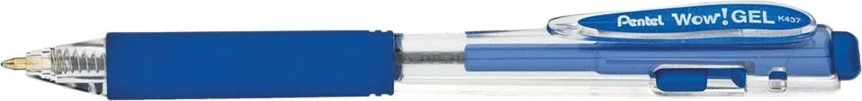 Roller cu gel, Pentel, Wow!Gel, 0.7 mm, plastic, albastru