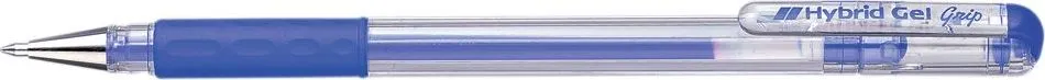 Roller cu gel, Pentel, Hybrid GelGrip, 0.6 mm, plastic, albastru