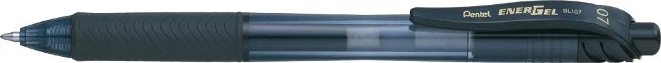 Roller cu gel, Pentel, Energel X, 0.7 mm, plastic, negru
