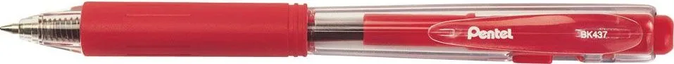 Pix cu mecanism, Pentel, BK-437, 0.7 mm, plastic, rosu