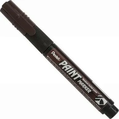Marker permanent Pentel Paint Marker MMP20, 4 mm cu vopsea maro