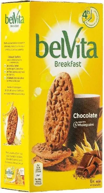 Biscuiti Belvita Start Cereale & Ciocolata, 300 g