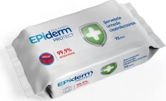 Servetele umede dezinfectante Epiderm 72buc/UM