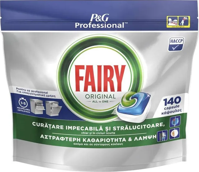 Capsule masina de spalat vase Fairy, 140 capsule