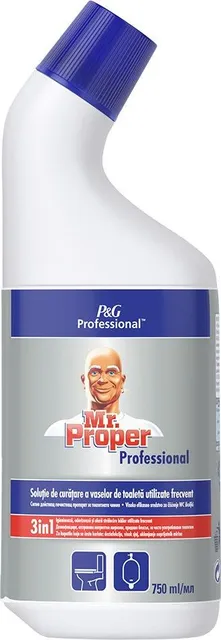 Gel curatare pentru vasul de toaleta Mr Proper 3 in 1, 750 ml