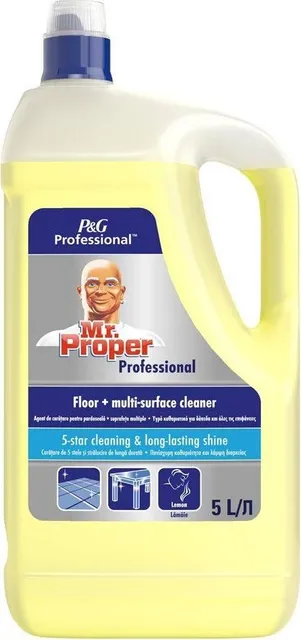 Detergent pardoseala, Mr Proper, Lemon, 5 l
