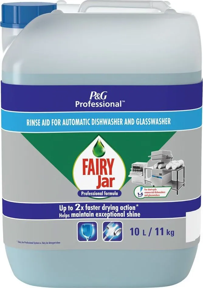 Solutie de clatire concentrata pentru masina de spalat vase Fairy Professional, 10 l