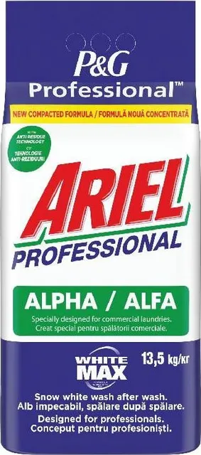 Detergent automat Ariel Profesional White Max Alfa, 13.5 kg