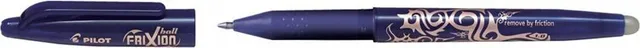Roller cu gel Pilot Frixion Ball, fara mecanism, 1 mm, albastru