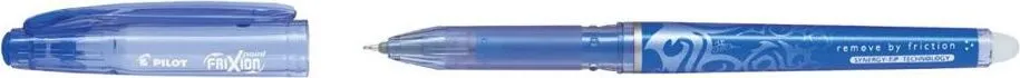 Roller cu gel Pilot Frixion Point, fara mecanism, 0.5 mm, albastru