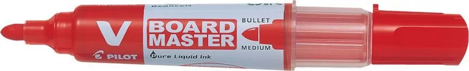 Marker pentru tabla Pilot V-Board, varf rotund, 2.3-6 mm, rosu