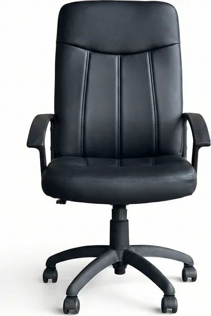 Scaun directorial CMX 2048, piele ecologica, negru