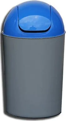 Cos Flip-Flap colectare selectiva, 12 litri, capac albastru