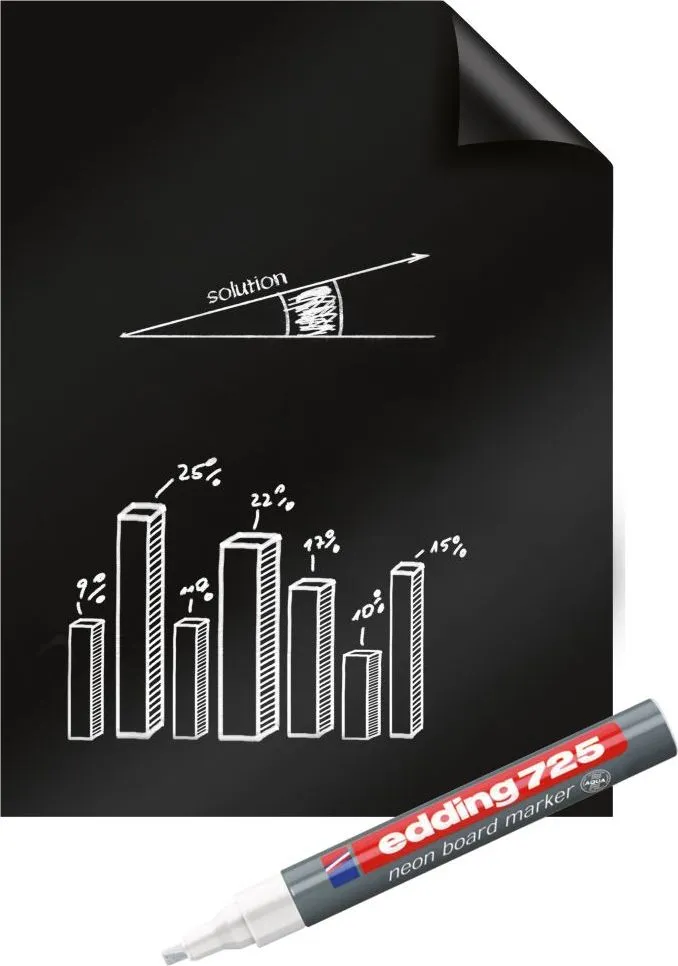 Flipchart Legamaster Magic Chart, negru, 25 coli/set